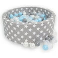 thumbnail image 2 of Delsit Kids Foam Ball Pit - Indoor Play Ball Pool for Toddlers and Babies; Includes 200 Balls, European Made Toy, 2 of 9