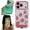 Red, variant on Vibrant LED Bowknot Phone Case – Incoming Call Flash Light Up Case for iPhone 13/14/15/16/17 Pro/Pro Max, Cute Glowing Coquette Aesthetic, No Charging Needed