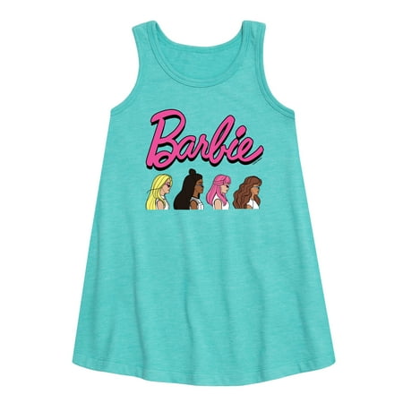 

Barbie - Side Profiles with Friends - Toddler and Youth Girls A-line Dress
