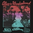 thumbnail image 2 of Girl's Alice in Wonderland Retro Movie Poster Graphic Tee Black Large, 2 of 4