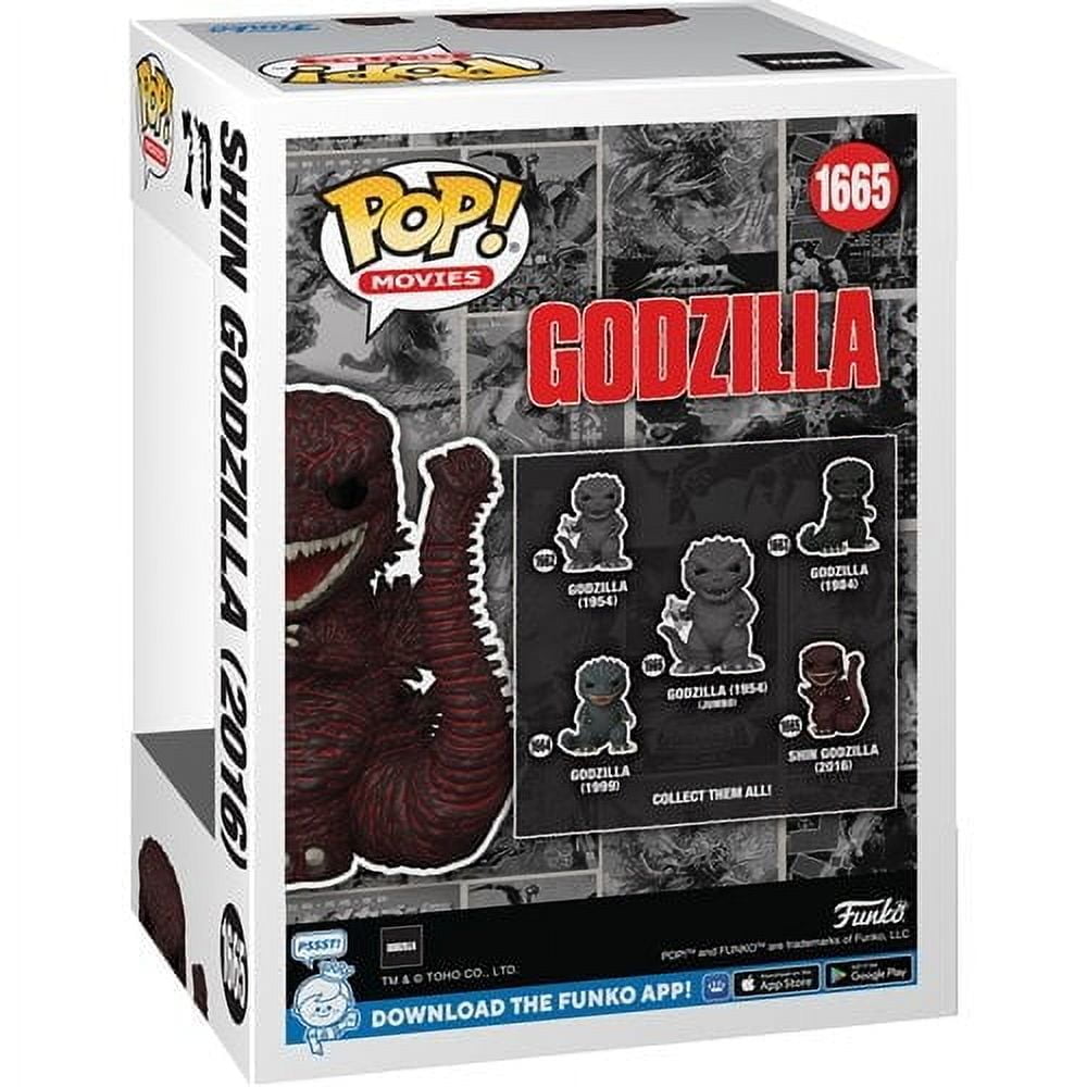 Funko Pop Movies: Godzilla 70th- Godzilla 2016, Vinyl Figures, with Collectible
