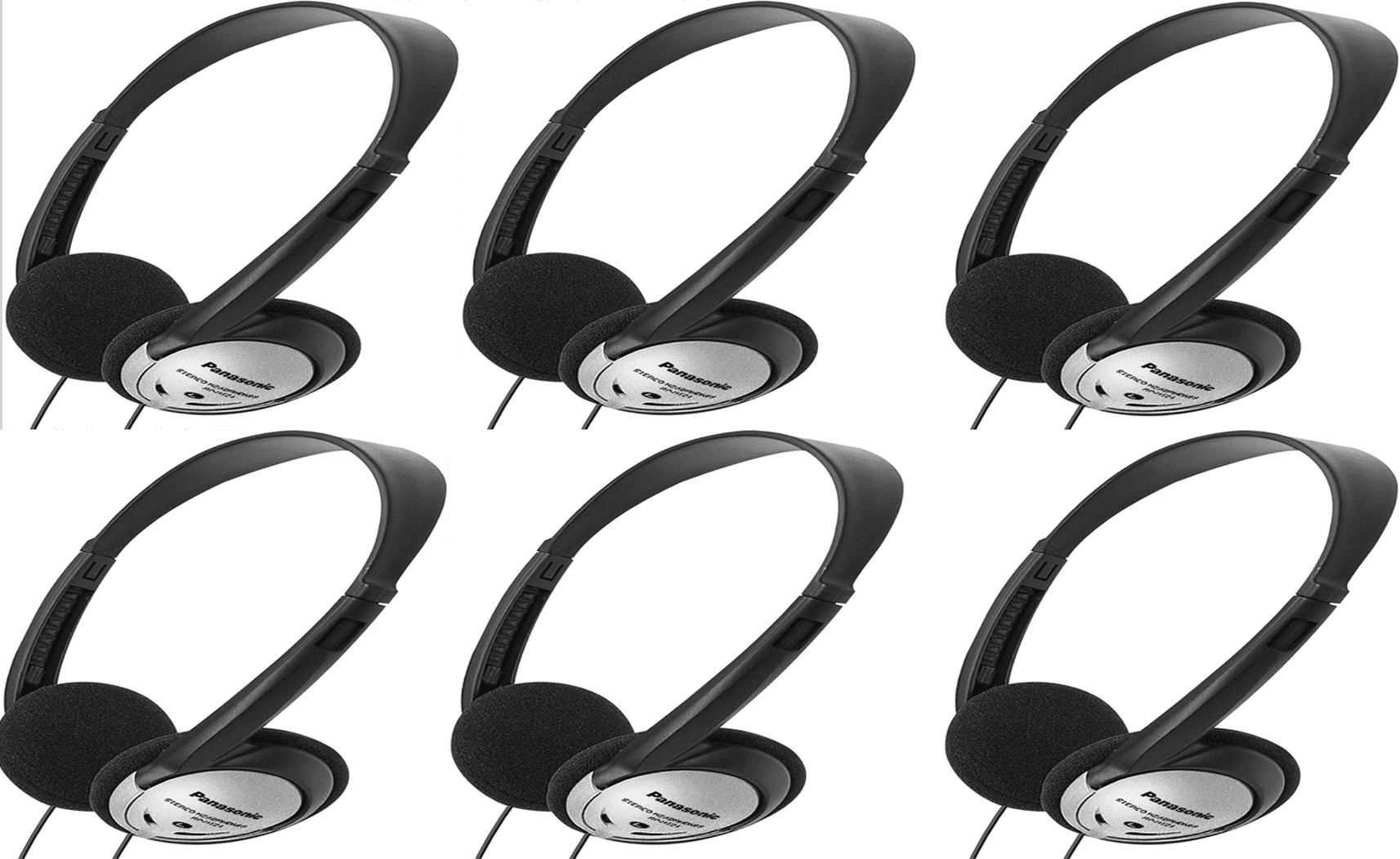 Panasonic Noise-Canceling Over-Ear Headphones, Black, RP-HT21