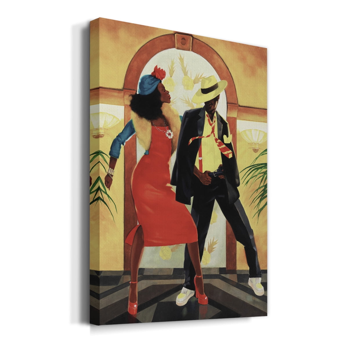 Night Out I Premium Gallery Wrapped Canvas - Ready to Hang