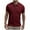 Wine, variant on Besolor Mens Summer T-Shirt Collared Short Sleeve Button up Basic Tees Solid Color Workout Sports Athletic Tops