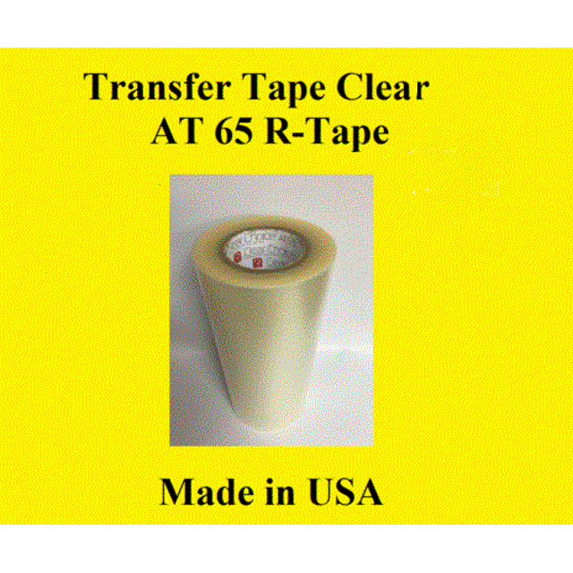 Clear Application Transfer Tape Rtape Made in USA 24 inches x 300 feet