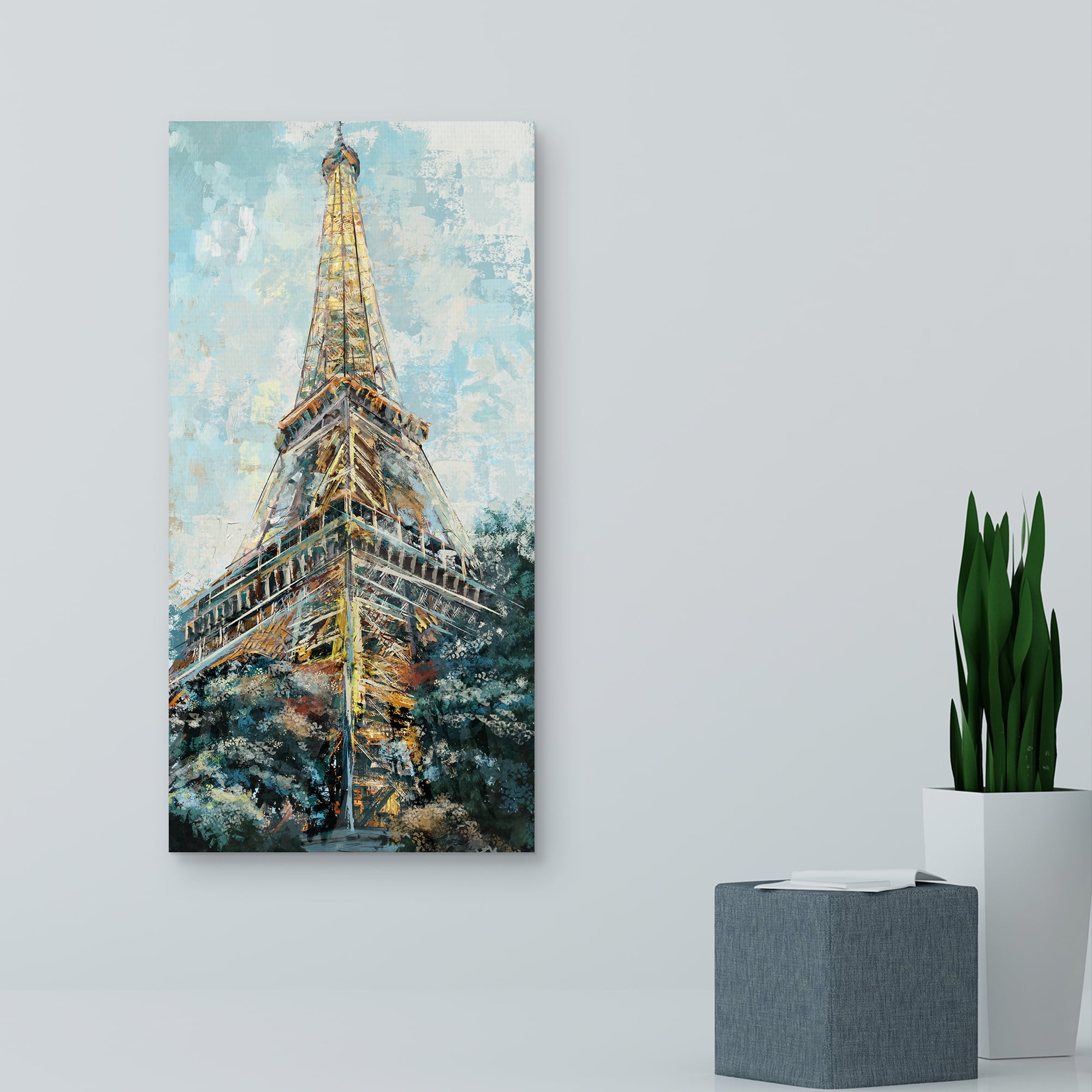 Eiffel Abstraction by Studio Arts Canvas Art Print