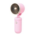 thumbnail image 1 of ZheElen ABS Mini Fan With Strong Battery Life And Three Speeds For Customized Comfort Handheld Fan Small Fan pink, 1 of 6