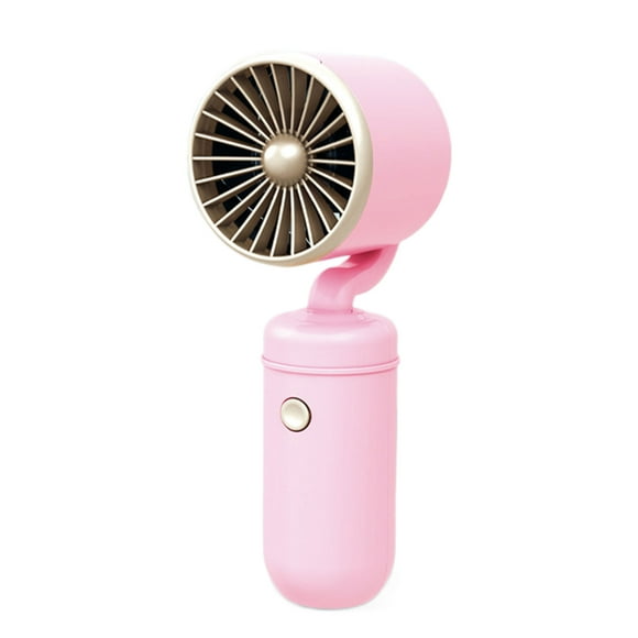 Mini ventilador portátil Bearachild con batería de larga duración y tres velocidades rosa