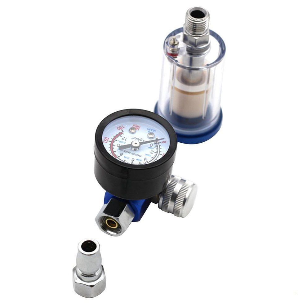 Air Pressure Regulator OilWater Separator Paint Spray Gun Pressure