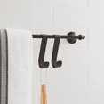 Better Homes & Gardens Holbrook Over the Door Towel Bar Hooks, Oil