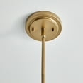 thumbnail image 7 of Better Homes & Gardens 4-Light Chandelier Burnished Brass, Fabric Shades with Bulbs, 7 of 7