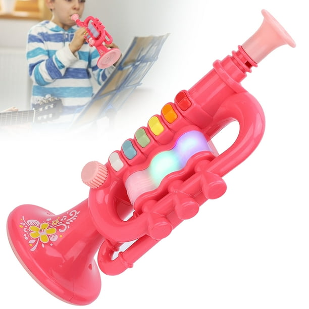 Instrument de musique de bébé Sonew, jouet de trompette rose