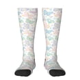 thumbnail image 2 of Lsque Colorful Butterfly Printed Crew Socks Men's Women's LightWeight Thin Casual Calf Socks ,Knee High Socks,Cotton Socks, 2 of 9