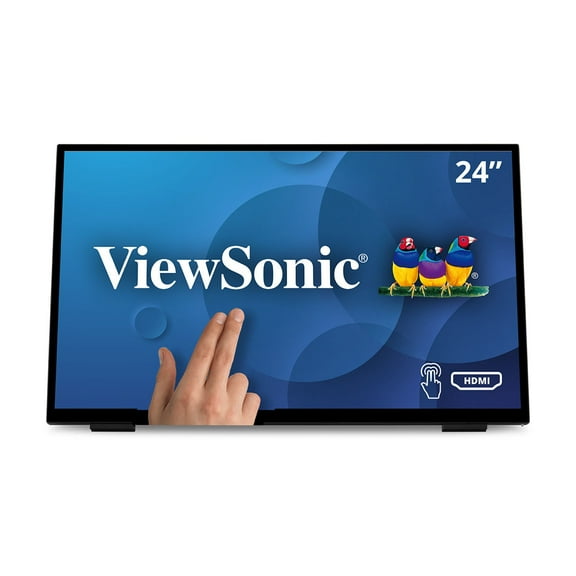 ViewSonic TD2465 24 Inch 1080p IPS Touch Screen Monitor with Advanced Ergonomics, HDMI and USB Inputs - 24" 10 Point Multi-Touch Screen - Full HD 1920 x 1080p Resolution - 16.7 Million Colors - 250...