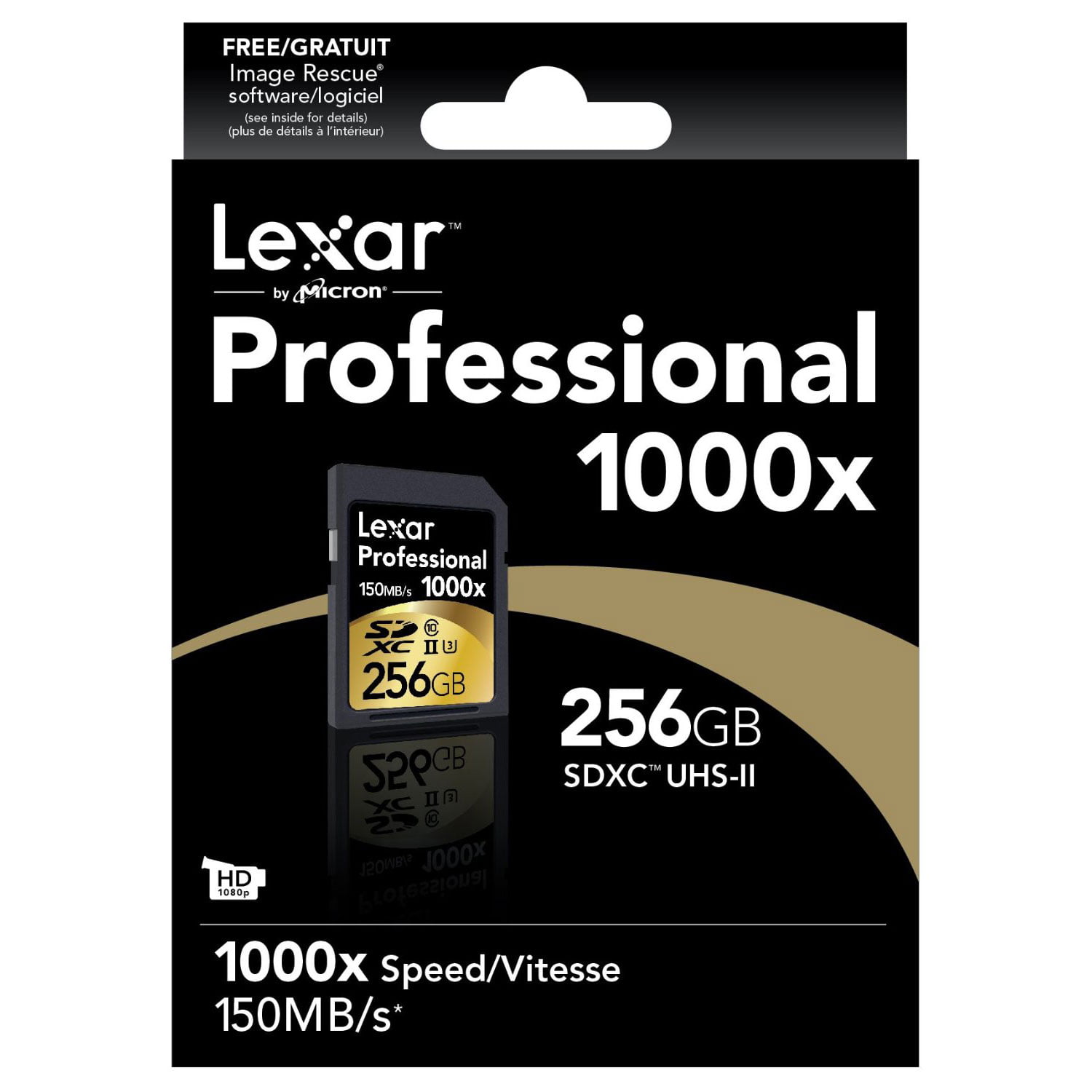 SDXC Uhs-II Cards Lexar Professional 1000X 256GB 2-Pack
