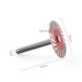 thumbnail image 2 of 1Pc 6Mm Shank Circular Saw Blade Wood Metal Stone Cutting Discs With Mandrel, 2 of 4