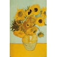 thumbnail image 3 of Sunflowers by Vincent van Gogh Wall Poster with Push Pins, 22.375" x 34", 3 of 6
