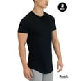 thumbnail image 2 of Threads Men's Ultra-Soft Crewneck T-Shirt, Moisture Wicking, Anti-Odor, 2-Pack, Black & Grey, 2 of 12