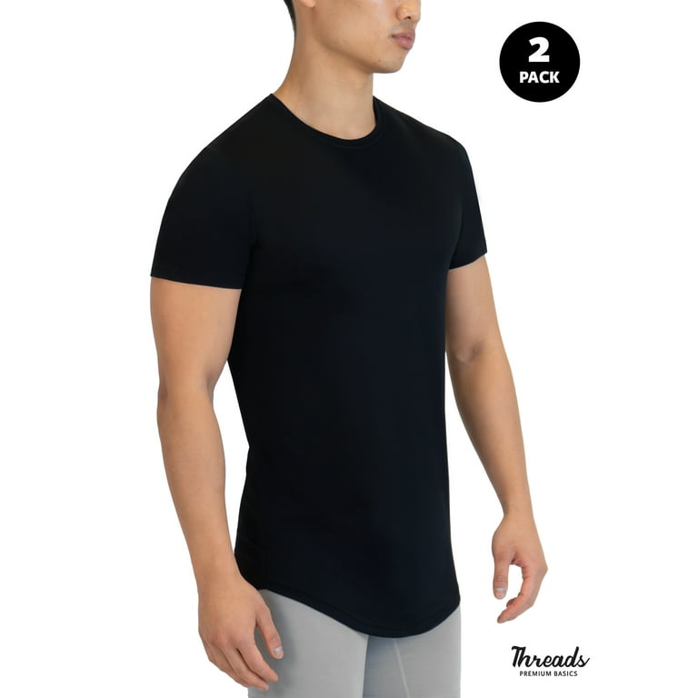 Threads Men's Ultra-Soft Crewneck T-Shirt, Moisture Wicking Threads Men's Ultra-Soft Crewneck T-Shirt, Moisture Wicking