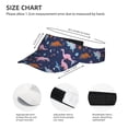 thumbnail image 2 of Bingfone Adjustable Empty Top Sun Visor for Women and Men-Dinosaur, 2 of 6