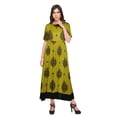 thumbnail image 4 of Moomaya Printed Kurta Dress Summer Wear Ladies Kurti Long Tunic Tops For Women, 4 of 5