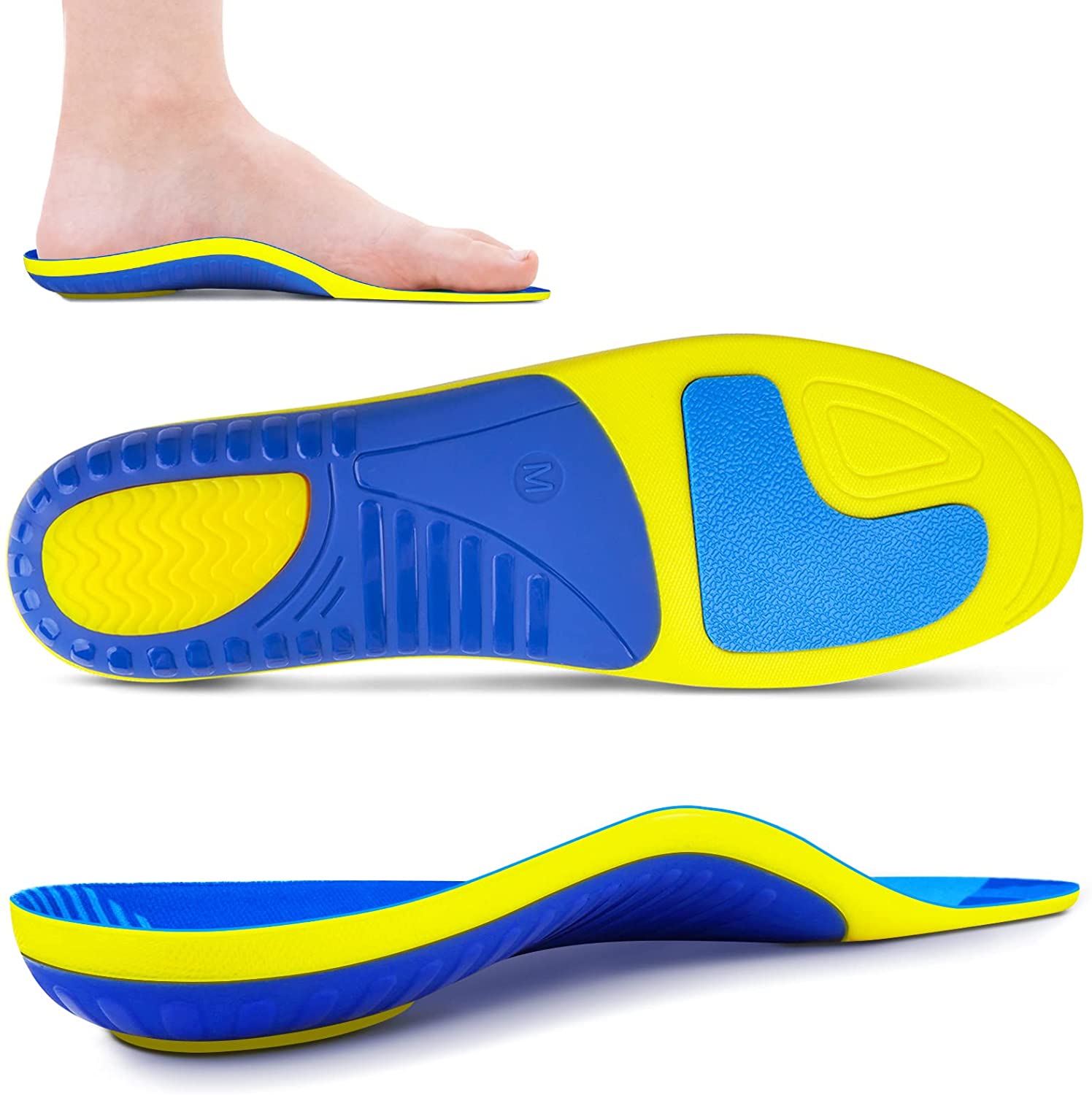 avia heel relief plantar fasciitis orthotic insole