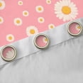 thumbnail image 4 of Manfei Cute Flowers Black Out Curtains,Kawaii Daisy Curtains Pack of 2 (42x63 Each),Yellow Pink Bedroom Curtains For Girls Kids,Ultra Soft Home Decor, 4 of 6