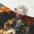 thumbnail image 2 of Rocae Flower Crown Dog for Pet Blanket Dog Blanket Cat Blanket Soft Sleep for Small Medium Pet-Small, 2 of 8