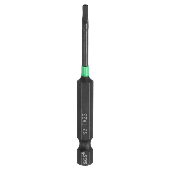Uxcell Triangle Screwdriver Bit 2.76" TA23 Magnetic Power Tools with 1/4" Hex Shank
