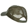 thumbnail image 3 of Starfish Embroidered Washed Trucker Cap - Olive Olive OSFM, 3 of 5