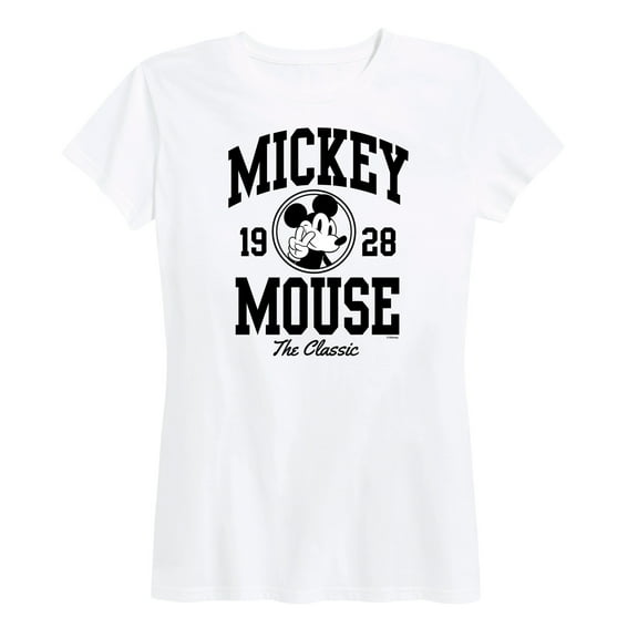 Mickey & Friends - Mickey Mouse Collegiate The Classic - Women's Short Sleeve Graphic T-Shirt
