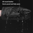 thumbnail image 6 of Thermal Windproof Motorcycle Gloves with Reflective Strips & Handlebar Muffs for Cold Weather Riding, 6 of 8