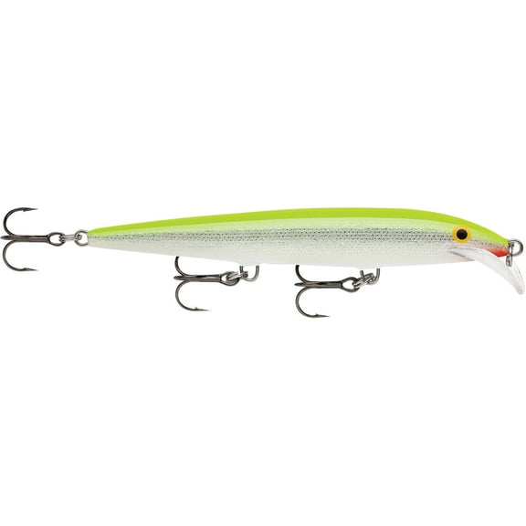 Rapala Scatter Rap Minnow 11 Jerkbait Silver Fluorescent Chartreuse