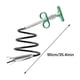 thumbnail image 5 of Destapador de desagüe de 4 garras de 0,9 metros - Herramienta flexible de muelle para inodoro, cocina y fregadero - Recogidor y agarrador de pelo con mango telescópico, 5 of 5