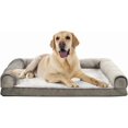 thumbnail image 1 of Dog Bed with Cooling Gel Memory Foam PressureRelief Support for Dogs up to lbs Bottom Machine Washable Cover Large Sized (x &#) Grey, 1 of 10