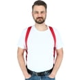thumbnail image 2 of CTM  Elastic Side Plastic Clip TSA Compliant Airport Suspenders (Men), 2 of 5