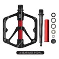 thumbnail image 4 of Aluminum Alloy Bicycle Pedal Cycling Pedal Durable Foot Pedal Accessory Non-slip Bike Pedal Riding Bike Part, 4 of 8