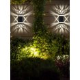 thumbnail image 3 of Muyoka 2pcs Luz de pared solar Luz de paso solar LED para exteriores Luz de cerca solar de encendido / apagado automático Luz de cubierta solar a prueba de agua IP65 con luz blanca para patio Escalera Muyoka Hogar, 3 of 3