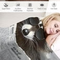 thumbnail image 3 of Autua Raccoon Blanket for All Seasons, Soft Flannel Fabric, Warm and Breathable, Multiple Sizes 50x60in, 3 of 6