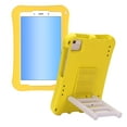 thumbnail image 1 of GSFY Kids Case Compatible with Kindle Fire HD 8 (2018 2017 2016 Version, 8th/7th/6th Gen), Lightweight Shockproof Rugged EVA Kids Friendly Case 360 Degree Rotating Kickstand Stairs, Yellow, 1 of 7