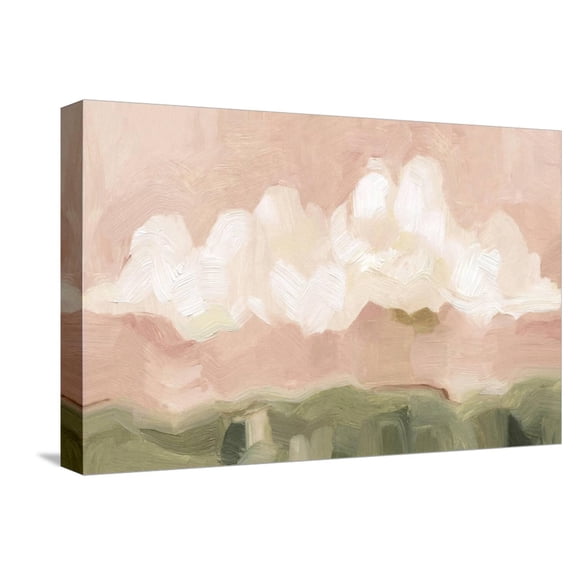 Art.com Pink Haze Sunset II Stretched Canvas Print Wall Art, 18" x 12"