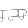 thumbnail image 2 of Perchero de metal para toallas, ganchos de 10, soporte para ropa, tono plateado, 2 of 2
