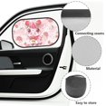 thumbnail image 6 of Yuyamidu Cow Car Side Window Shades 2 Pack Strawberry Baby Car Sun Shades Removable Vehicle Rear Window Shade for Kids Interior Auto Accessory, Pink, 6 of 7