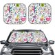 thumbnail image 2 of Balery Fun Animal with Unicorn Parasol para parabrisas de coche de 2 piezas | Parasol plegable para parabrisas delantero de coche para la mayoría de sedanes-Large, 2 of 6