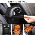 thumbnail image 6 of Bingfone Car Four-Season Universal Armrest Box Mat,Car Armrest Seat Cover Soft Leather Waterproof Armrest Cover Center Console Mat-Sunflowers On Red, 6 of 7