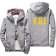thumbnail image 4 of Nueva moda cremallera hombres mujeres sudaderas con capucha chaqueta estampado del FBI deporte Hip Hop Casual con cremallera Unisex de manga larga chaqueta con capucha abrigo Top 7XL, 4 of 4