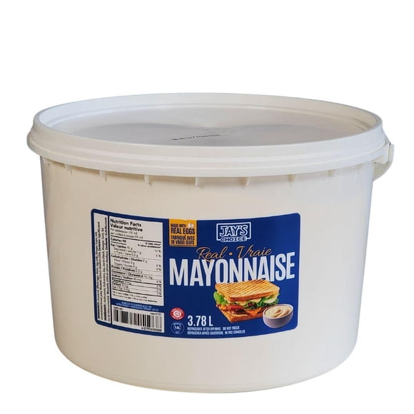Jay's Choice Mayonnaise - Pack of 2 - 3.78L - Perfect for Salads, Sandwiches, and More (2ct)