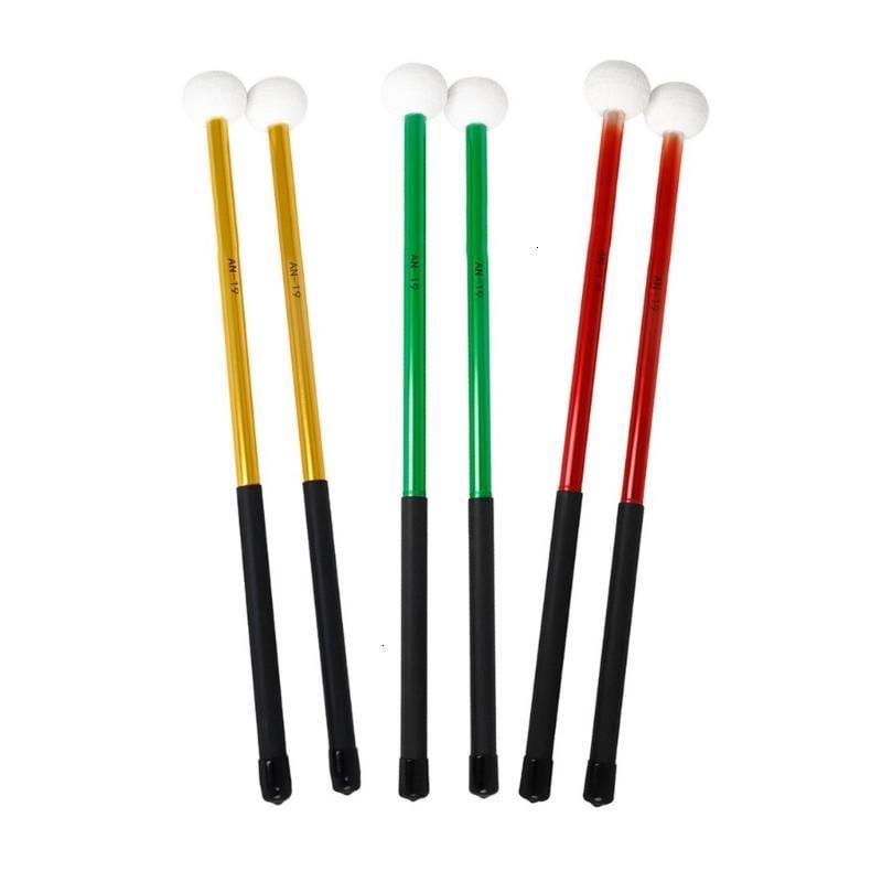 CEORPER Mallet Hammer Stick Mallet Rods Alloys Handle Drum Hammer Cymbal Drum Mallet