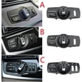 thumbnail image 6 of Applicable to jfqm LHD RHD Headlight Lamp Rotary Button Foglight Switch Cover Panel Trim Fit for BMW 5 6 7 X3 X4 Series F10 F11 F07 F06 F01 F25 F26 (Color : Button A), 6 of 6