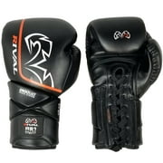 RIVAL Boxing RS1 2.0 Ultra Pro Lace-Up Sparring Gloves - 18 oz. - Black